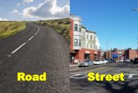 perbedaan street dan road